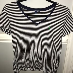 Striped polo